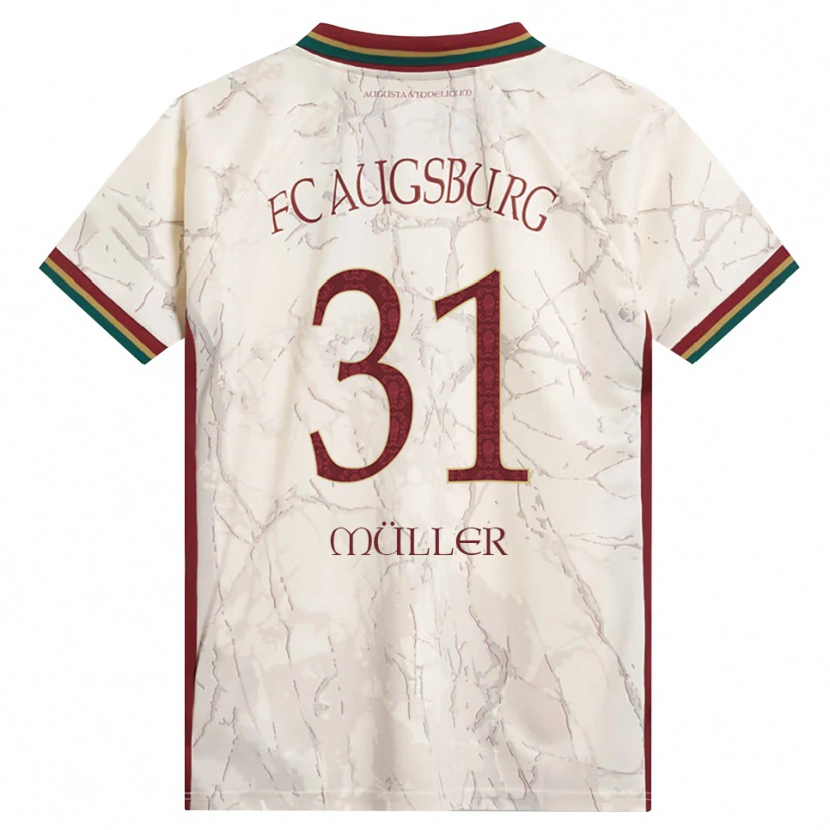 Danxen Men Noah Müller #31 Green Rice White Burgundy Home Jersey 2026/27 T-Shirt