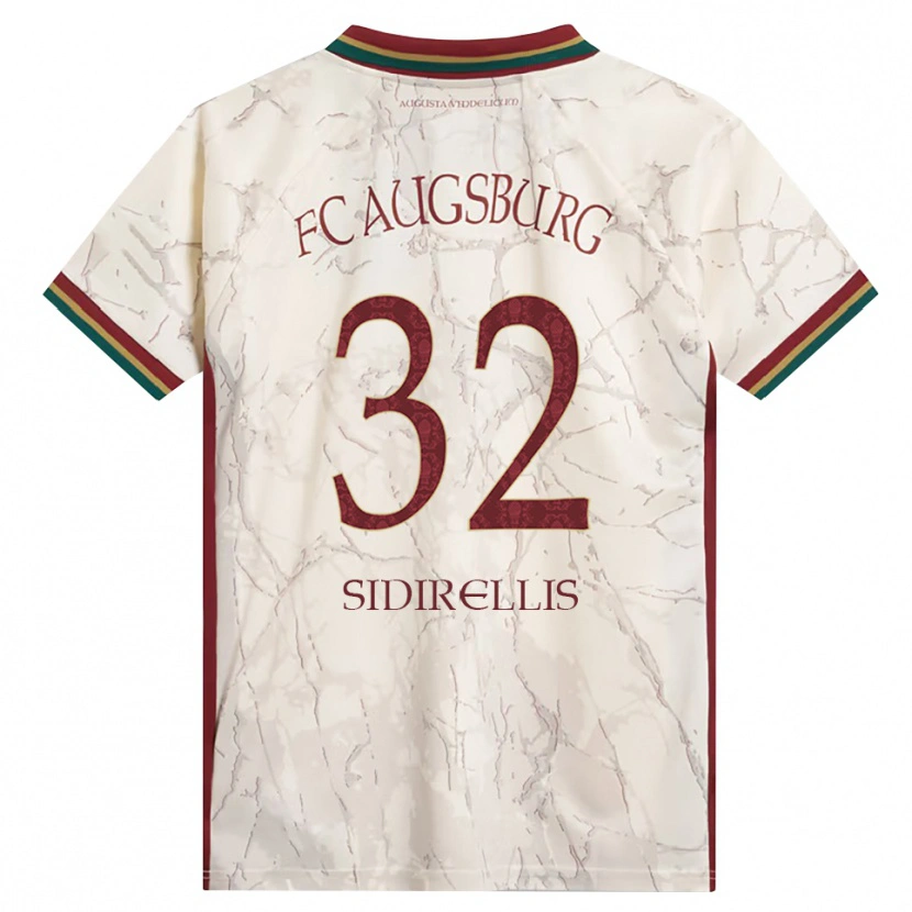 Danxen Men Konstantinos Sidirellis #32 Green Rice White Burgundy Home Jersey 2026/27 T-Shirt