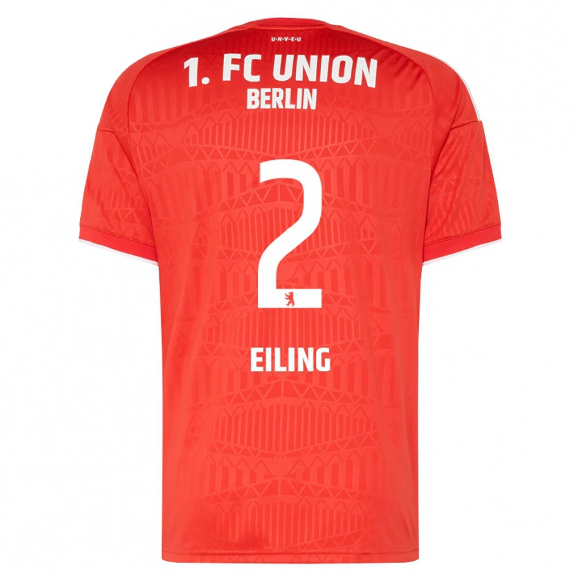 Danxen Men Phillip Eiling #2 Red White Home Jersey 2026/27 T-Shirt