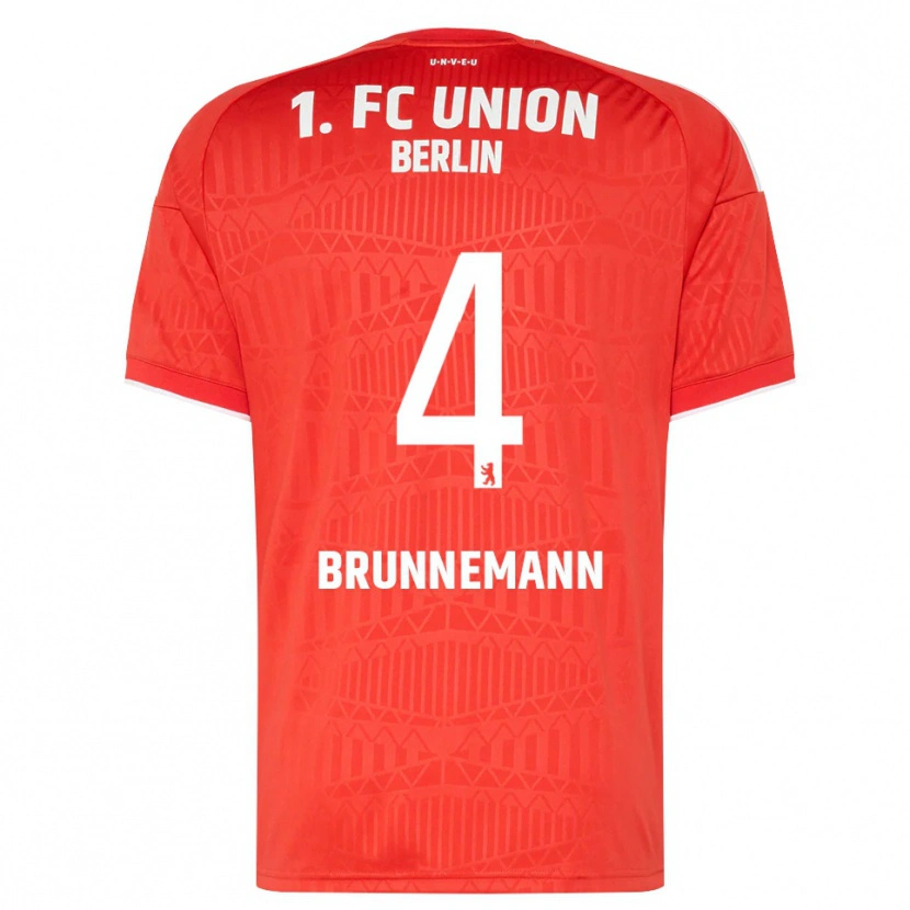 Danxen Men Laurenz Brunnemann #4 Red White Home Jersey 2026/27 T-Shirt