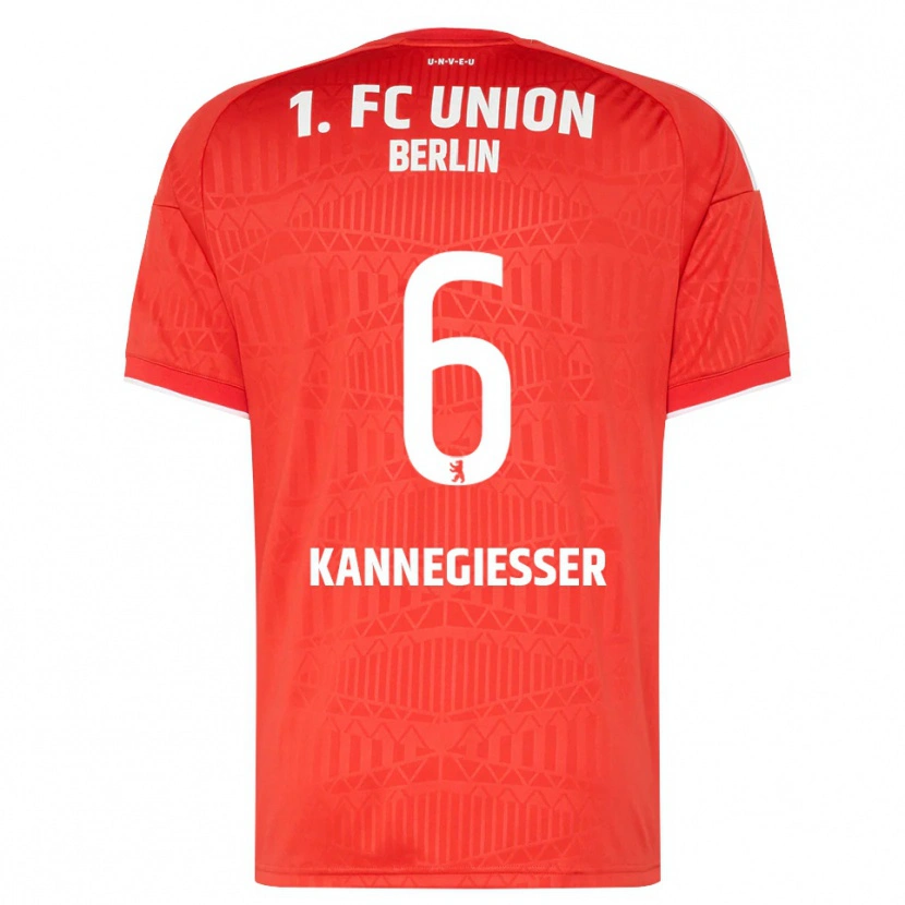 Danxen Men Tom Kannegießer #6 Red White Home Jersey 2026/27 T-Shirt