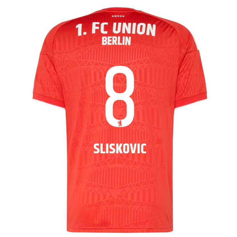 Danxen Men Duje Sliskovic #8 Red White Home Jersey 2026/27 T-Shirt