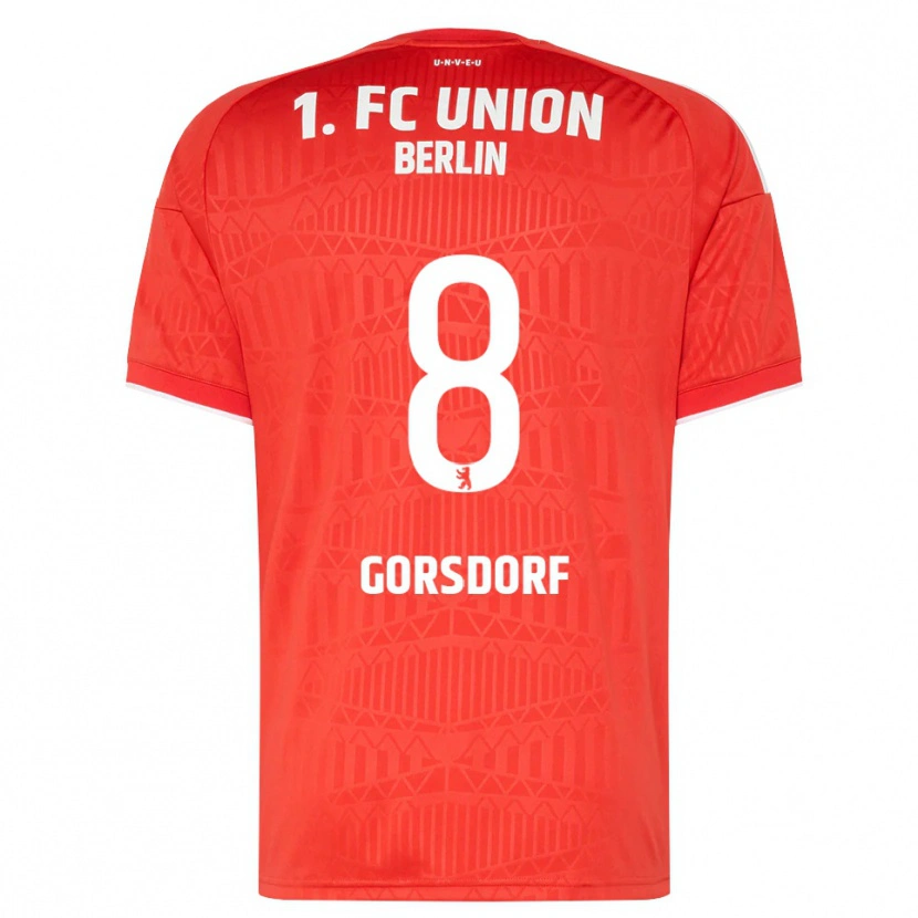 Danxen Men Lisa Görsdorf #8 Red White Home Jersey 2026/27 T-Shirt