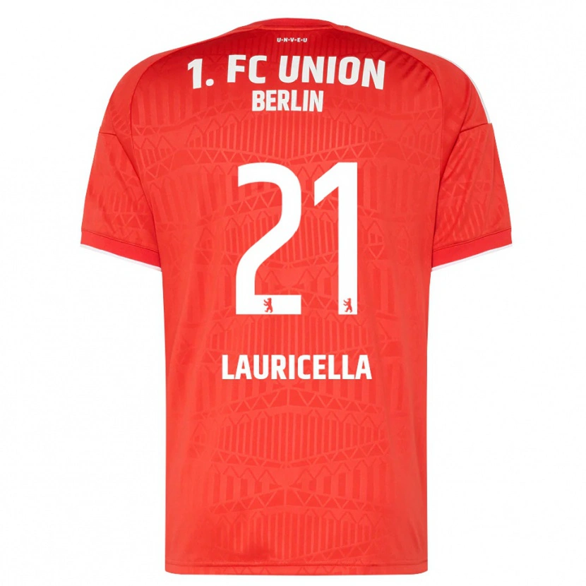 Danxen Men Guiseppe Lauricella #21 Red White Home Jersey 2026/27 T-Shirt