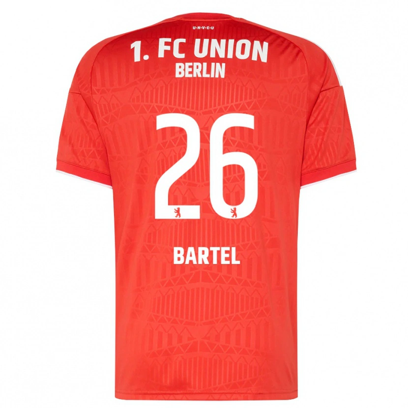Danxen Men Oskar Bartel #26 Red White Home Jersey 2026/27 T-Shirt