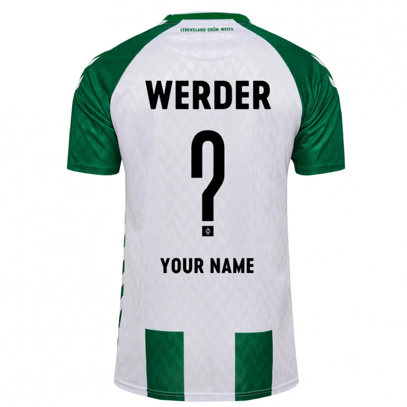Danxen Men Your Name #0 Green White Home Jersey 2026/27 T-Shirt