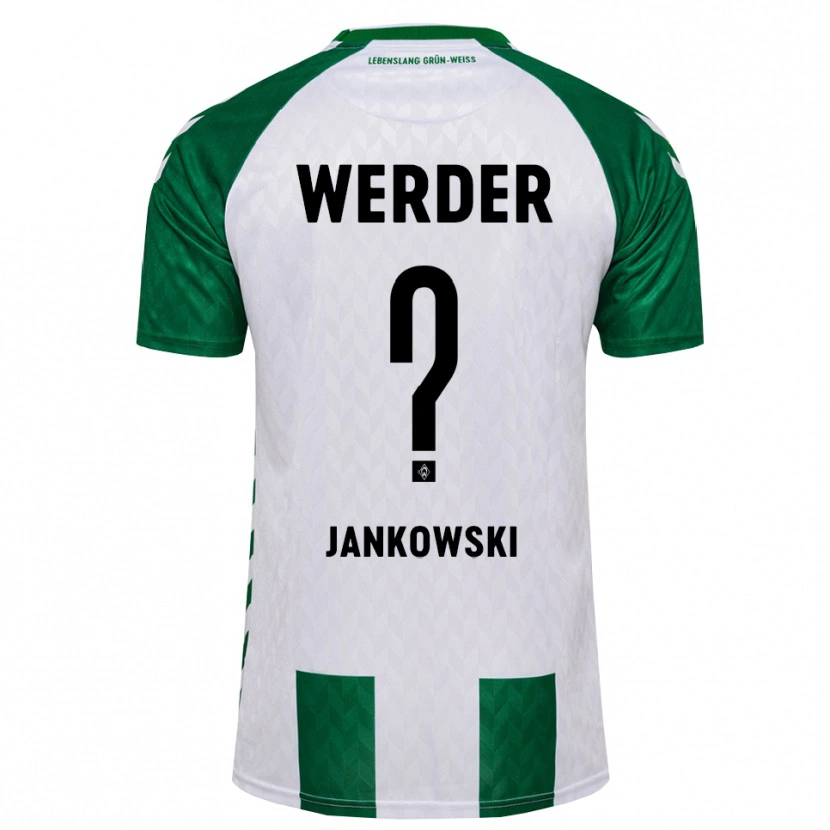 Danxen Men Fiete Jankowski #0 Green White Home Jersey 2026/27 T-Shirt