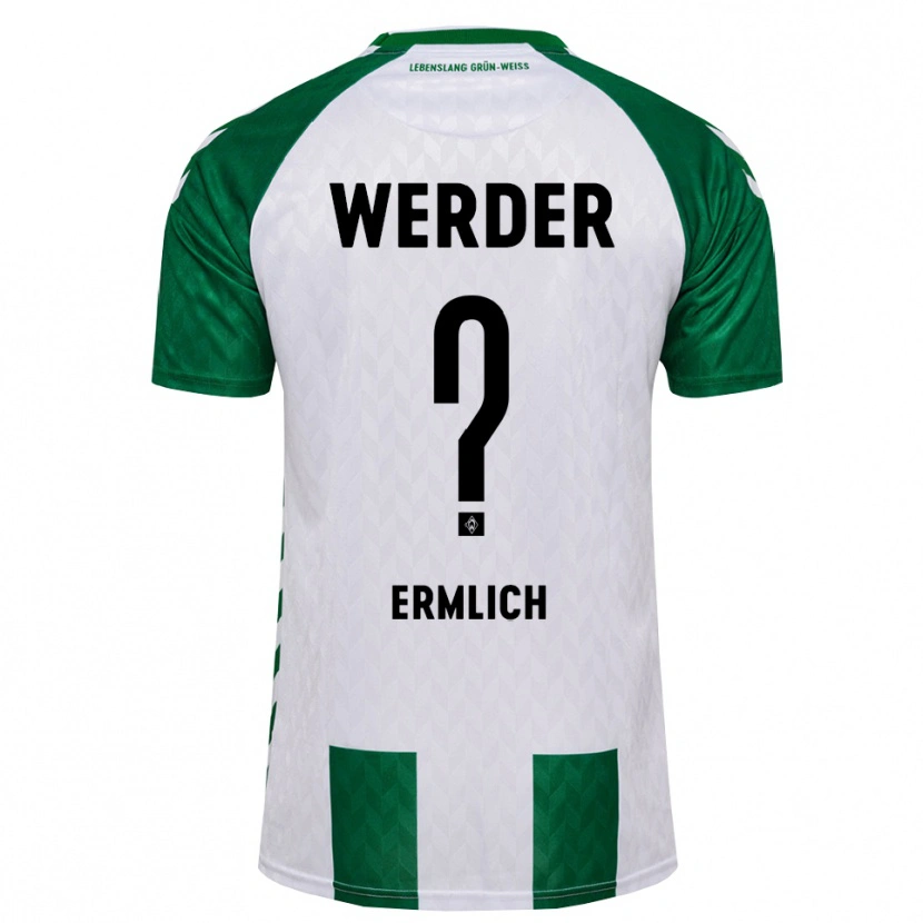 Danxen Men Kjell Ermlich #0 Green White Home Jersey 2026/27 T-Shirt