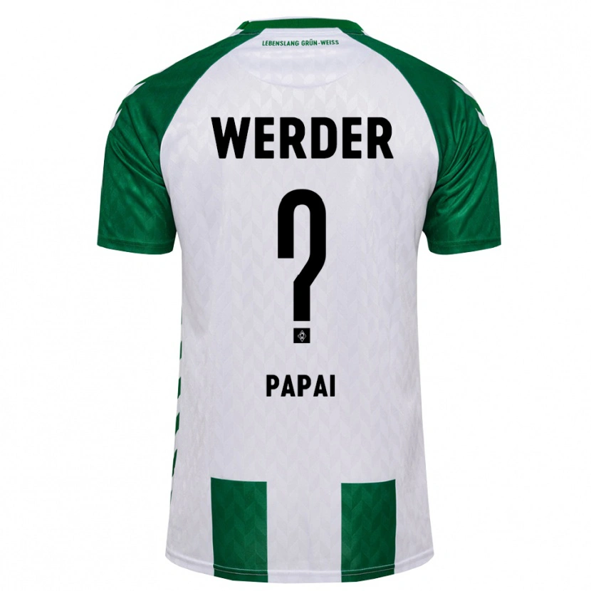 Danxen Men Emőke Pápai #0 Green White Home Jersey 2026/27 T-Shirt