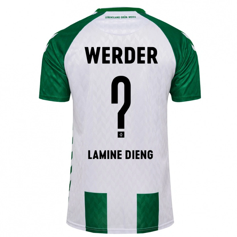 Danxen Men Mamadou Lamine Dieng #0 Green White Home Jersey 2026/27 T-Shirt