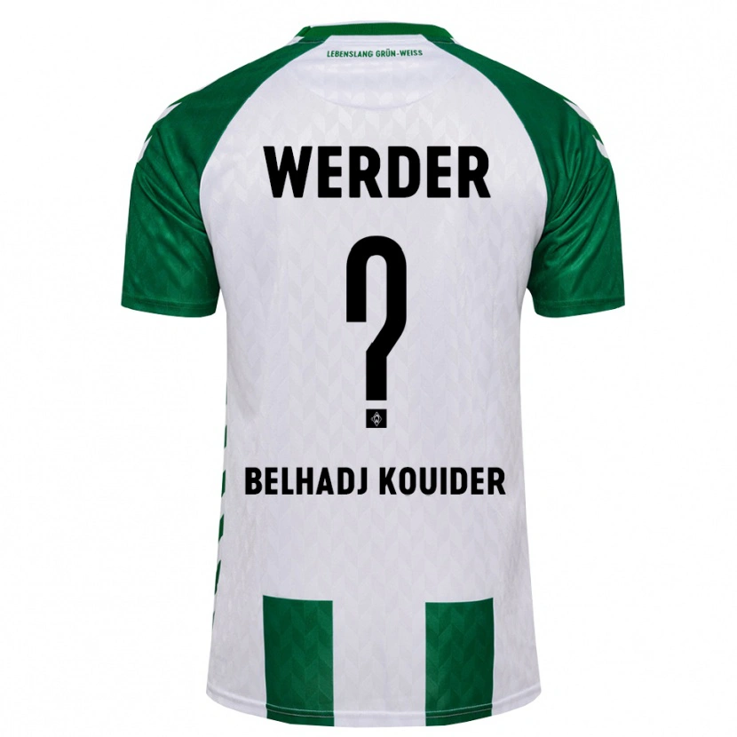 Danxen Men Mahfoud Belhadj Kouider #0 Green White Home Jersey 2026/27 T-Shirt