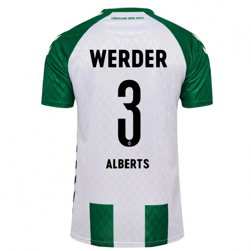 Danxen Men Christopher Alberts #3 Green White Home Jersey 2026/27 T-Shirt