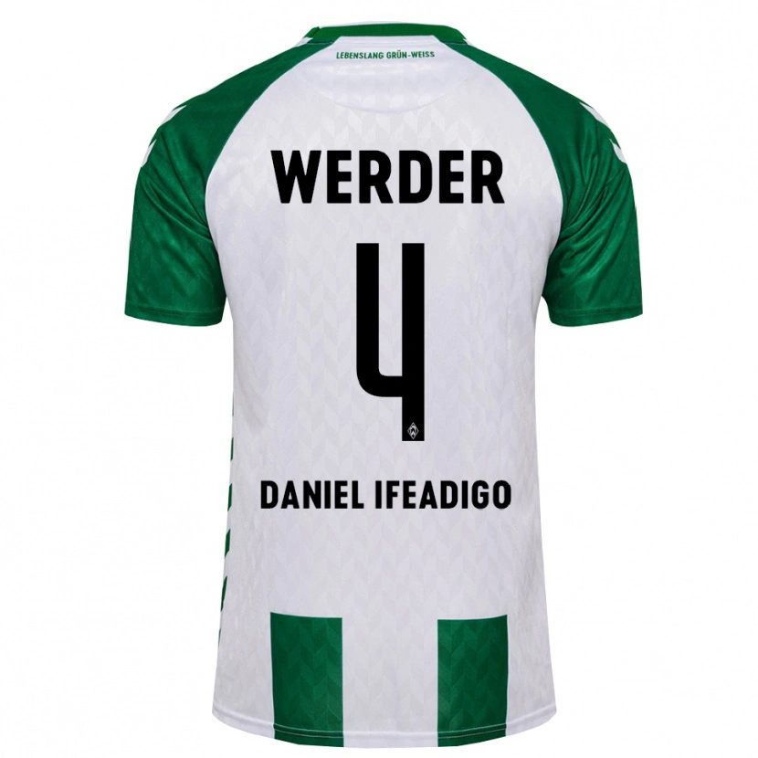 Danxen Men Kamsiyonna Daniel Ifeadigo #4 Green White Home Jersey 2026/27 T-Shirt