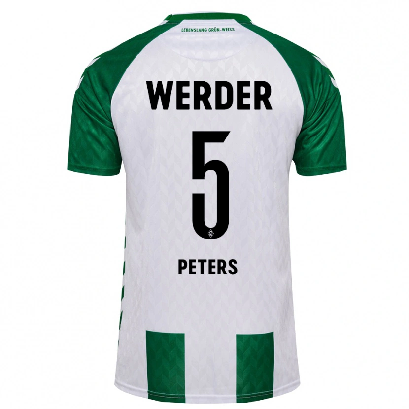 Danxen Men Joshua Peters #5 Green White Home Jersey 2026/27 T-Shirt