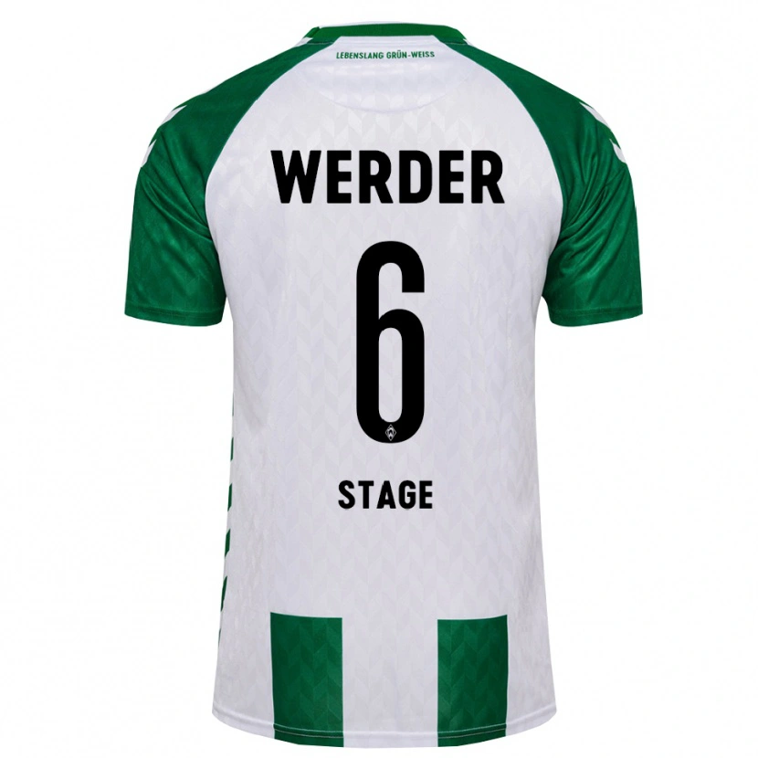 Danxen Men Jens Stage #6 Green White Home Jersey 2026/27 T-Shirt