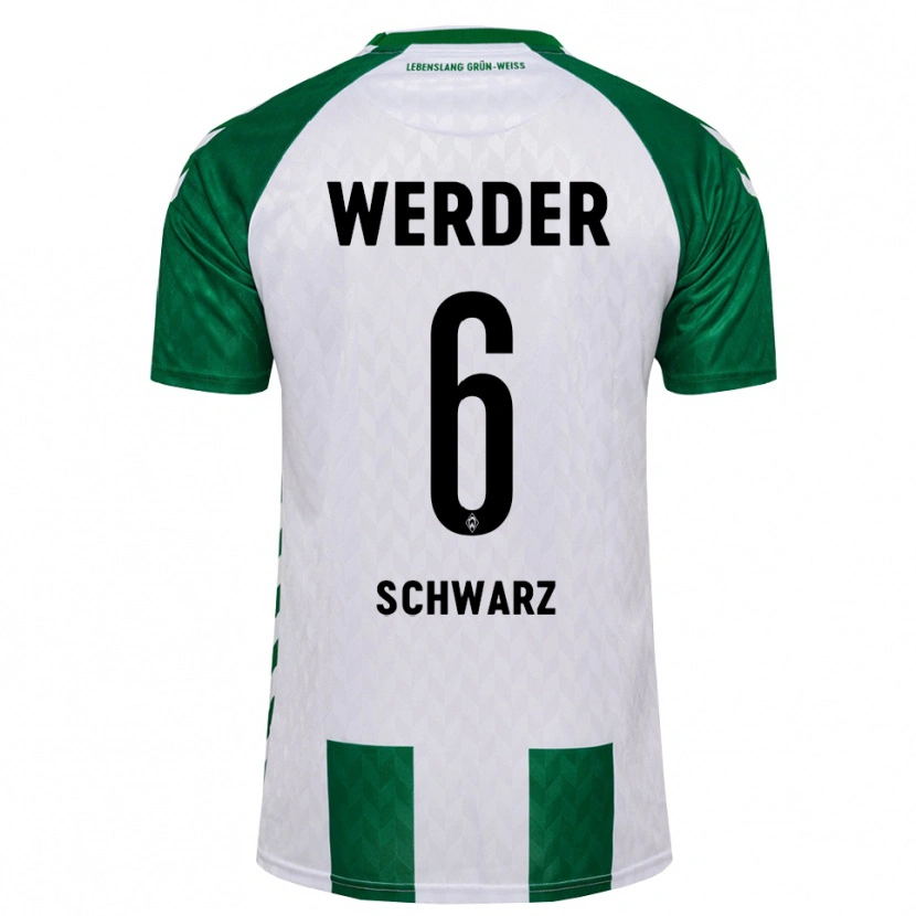 Danxen Men Ricardo-Felipe Schwarz #6 Green White Home Jersey 2026/27 T-Shirt