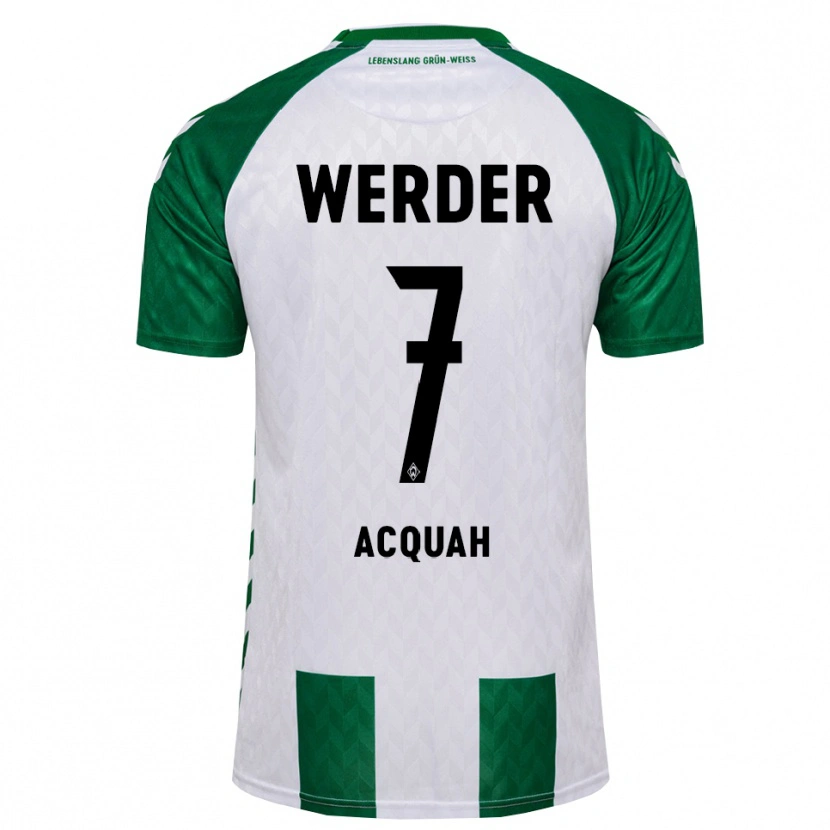 Danxen Men Joseph Shadrach Acheampong Acquah #7 Green White Home Jersey 2026/27 T-Shirt