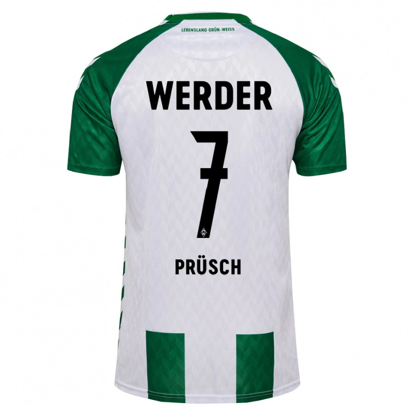 Danxen Men Julius Prüsch #7 Green White Home Jersey 2026/27 T-Shirt