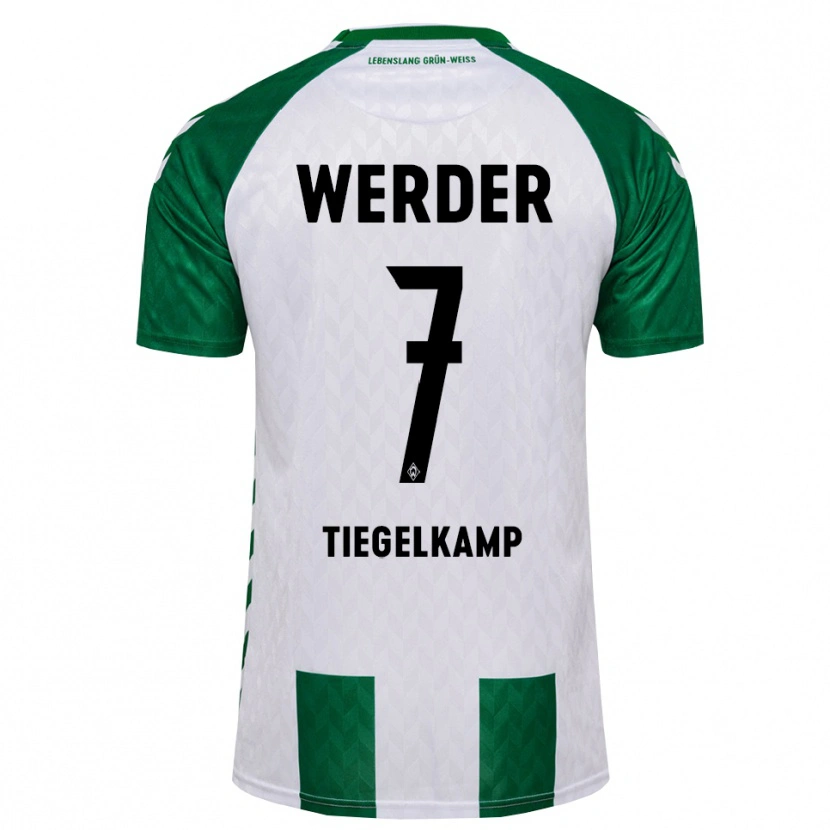 Danxen Men Maximilian Tiegelkamp #7 Green White Home Jersey 2026/27 T-Shirt