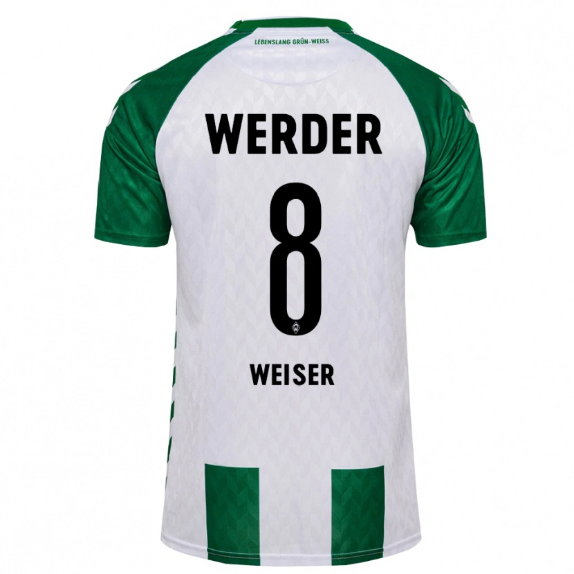 Danxen Men Mitchell Weiser #8 Green White Home Jersey 2026/27 T-Shirt
