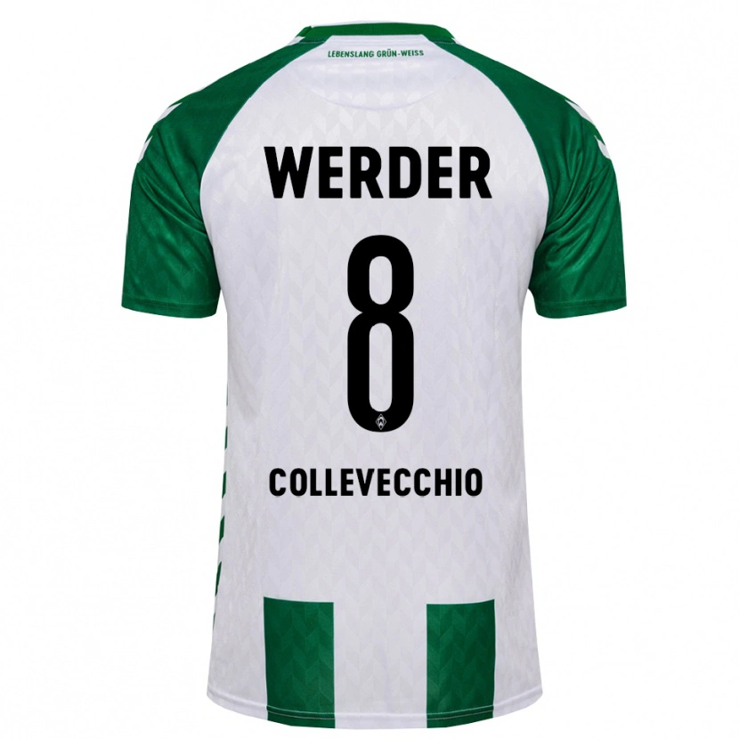 Danxen Men Tomás Collevecchio #8 Green White Home Jersey 2026/27 T-Shirt