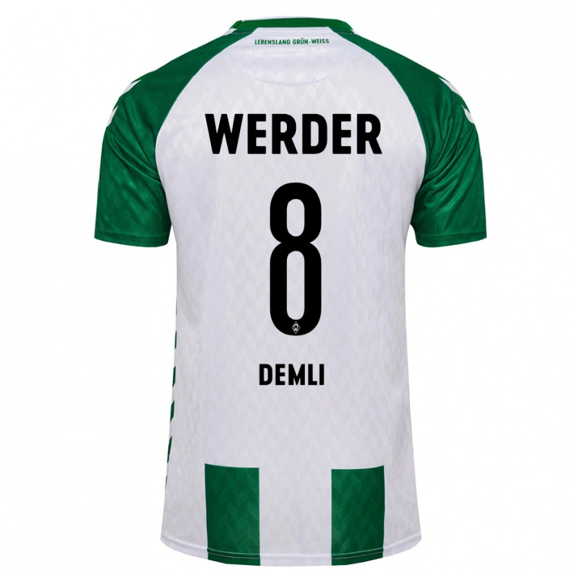 Danxen Men Barzan Demli #8 Green White Home Jersey 2026/27 T-Shirt