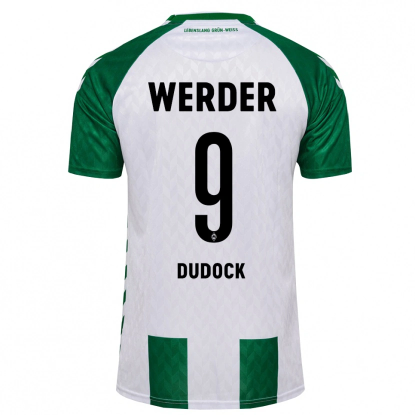 Danxen Men Joshua Dudock #9 Green White Home Jersey 2026/27 T-Shirt