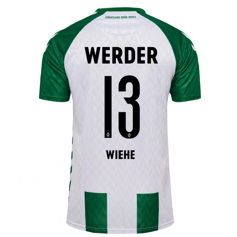 Danxen Men Jakob Wiehe #13 Green White Home Jersey 2026/27 T-Shirt