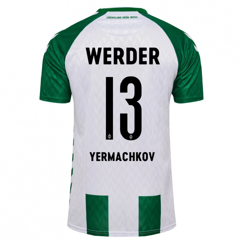 Danxen Men Ivan Yermachkov #13 Green White Home Jersey 2026/27 T-Shirt
