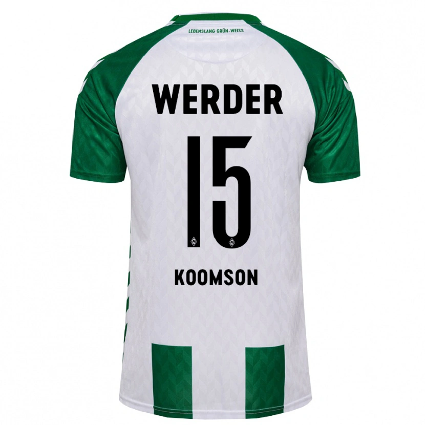 Danxen Men Gabriel Koomson #15 Green White Home Jersey 2026/27 T-Shirt