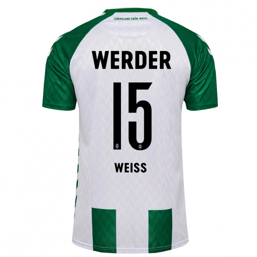 Danxen Men Michelle Weiß #15 Green White Home Jersey 2026/27 T-Shirt
