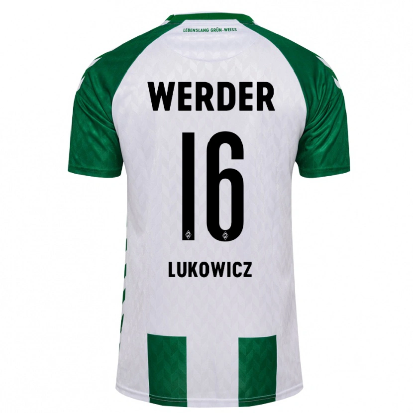 Danxen Men Maik Lukowicz #16 Green White Home Jersey 2026/27 T-Shirt