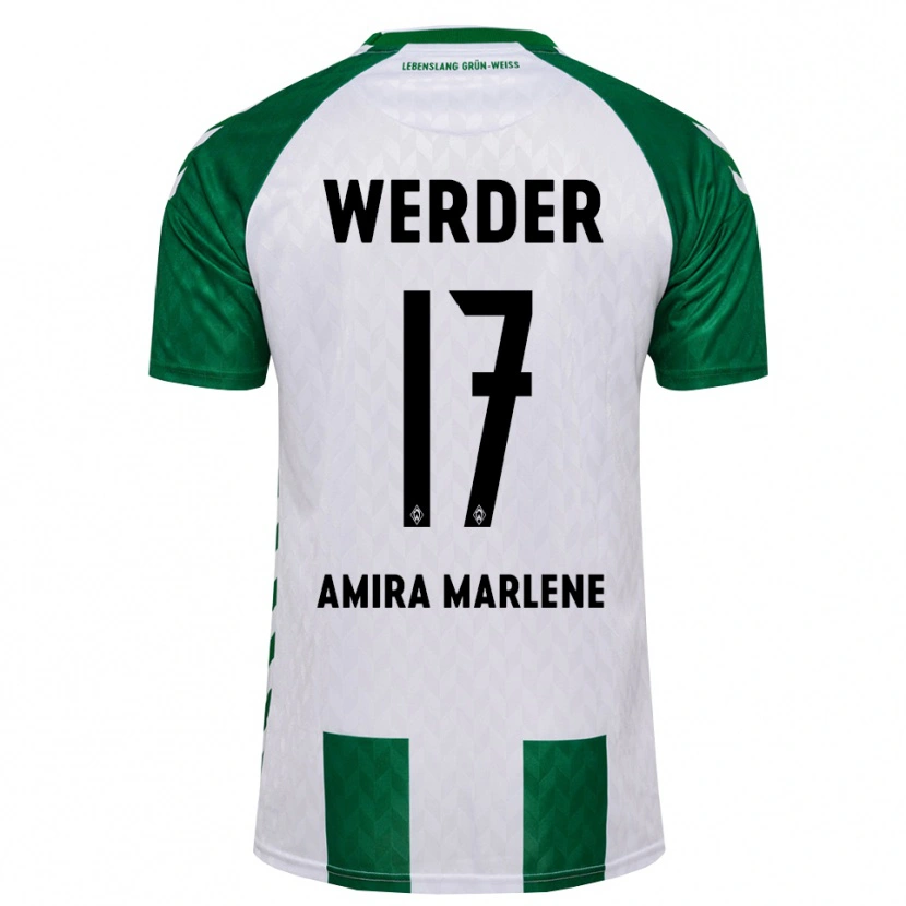 Danxen Men Amira Marlene Dahl #17 Green White Home Jersey 2026/27 T-Shirt