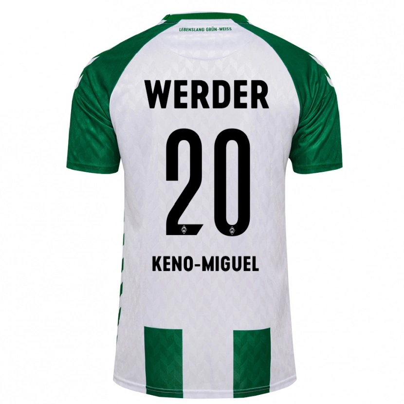 Danxen Men Keno-Miguel Meyer #20 Green White Home Jersey 2026/27 T-Shirt