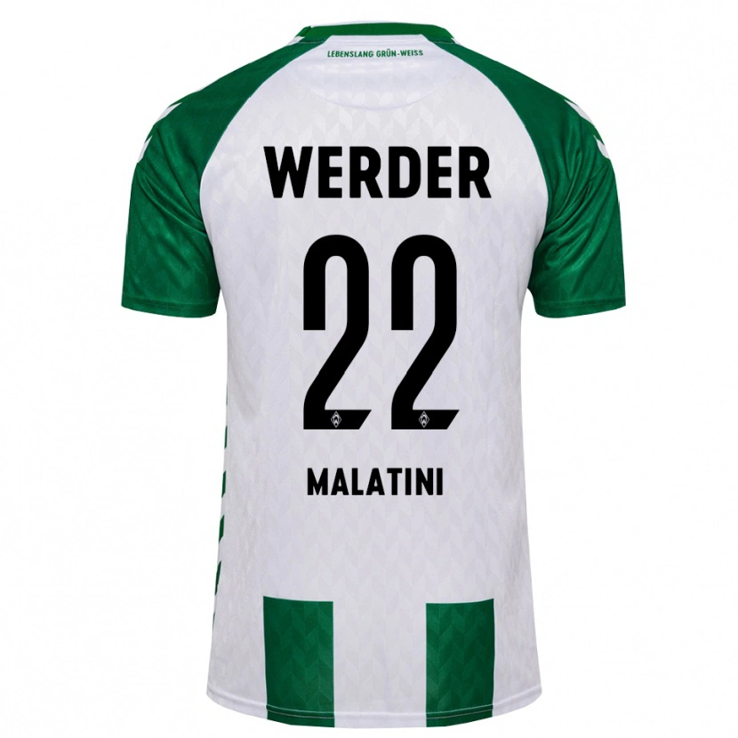 Danxen Men Julián Malatini #22 Green White Home Jersey 2026/27 T-Shirt