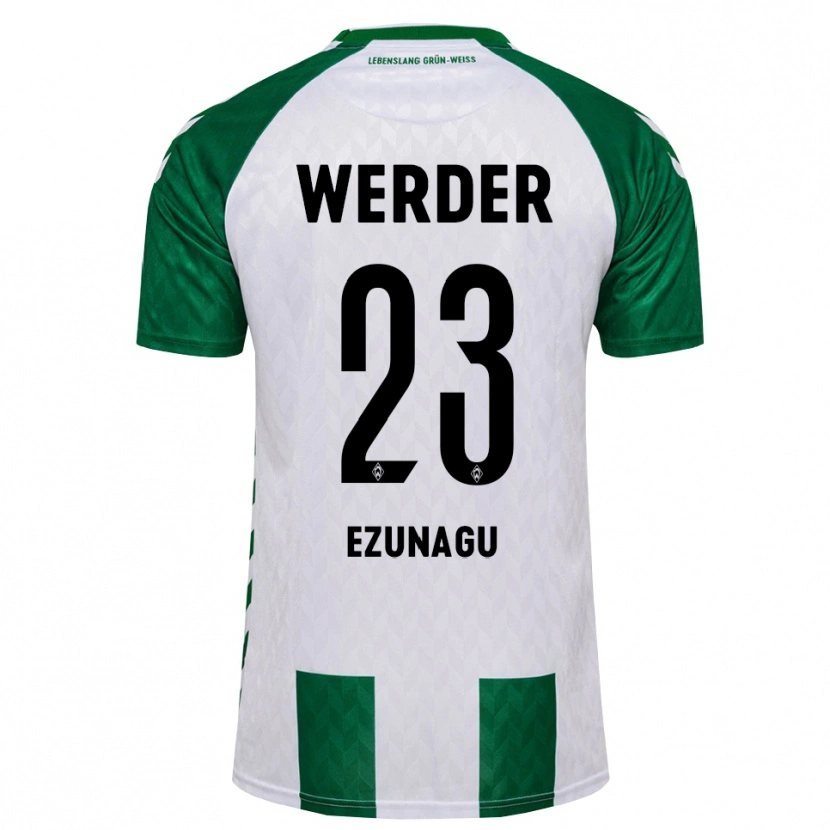Danxen Men Ike Ezunagu #23 Green White Home Jersey 2026/27 T-Shirt