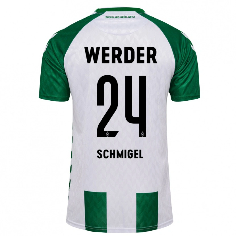 Danxen Men Romeo Schmigel #24 Green White Home Jersey 2026/27 T-Shirt