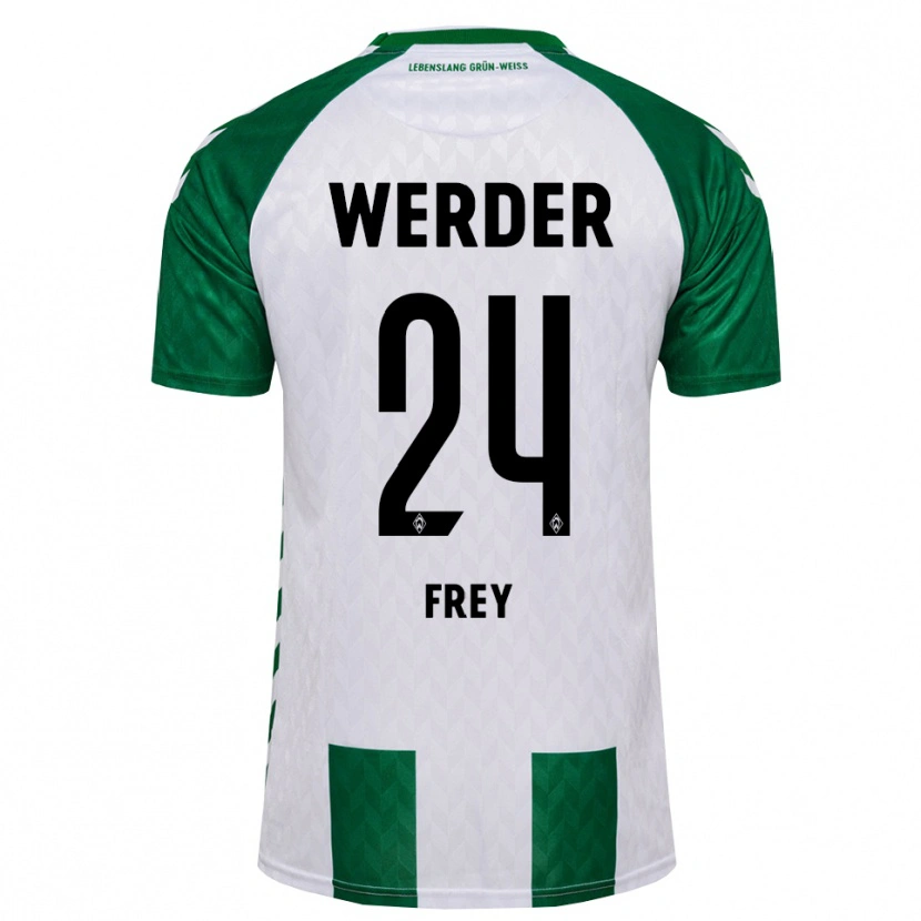 Danxen Men Elias Frey #24 Green White Home Jersey 2026/27 T-Shirt