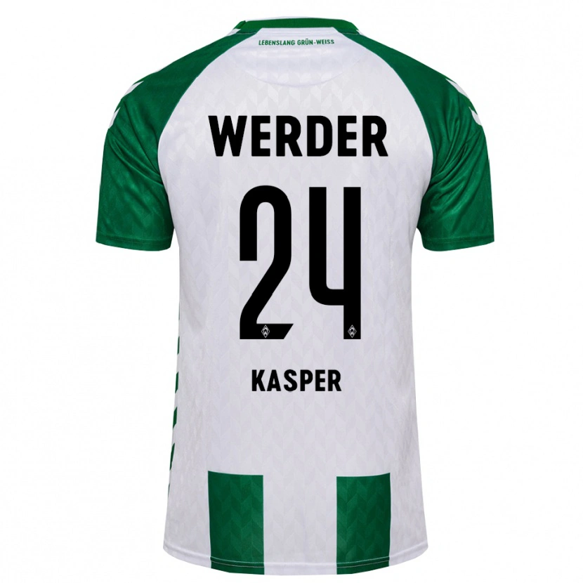 Danxen Men Dominik Kasper #24 Green White Home Jersey 2026/27 T-Shirt