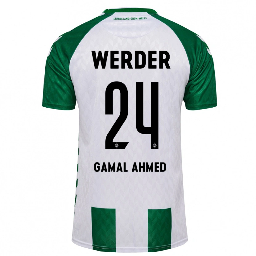 Danxen Men Adam Gamal Ahmed #24 Green White Home Jersey 2026/27 T-Shirt