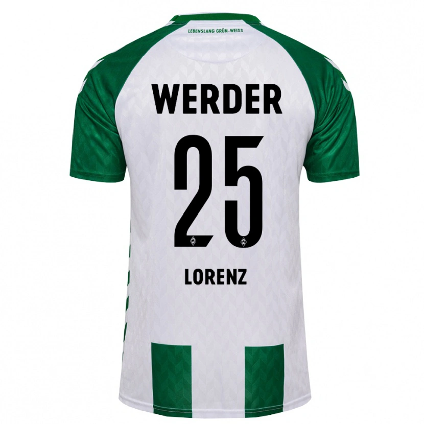 Danxen Men Jacob Lorenz #25 Green White Home Jersey 2026/27 T-Shirt