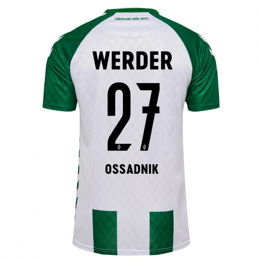 Danxen Men Jannes Ossadnik #27 Green White Home Jersey 2026/27 T-Shirt