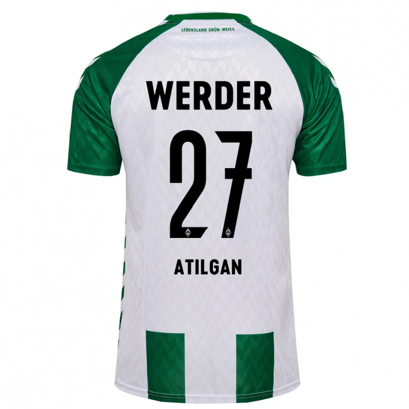 Danxen Men Ahmed Atilgan #27 Green White Home Jersey 2026/27 T-Shirt