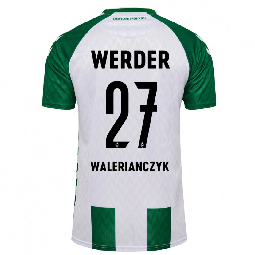 Danxen Men Dennis Walerianczyk #27 Green White Home Jersey 2026/27 T-Shirt