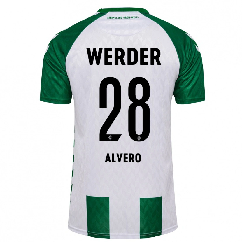 Danxen Men Skelly Alvero #28 Green White Home Jersey 2026/27 T-Shirt