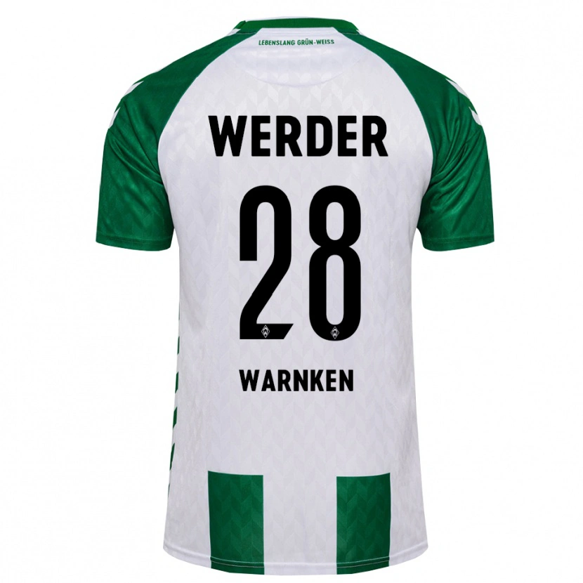 Danxen Men Jannes Warnken #28 Green White Home Jersey 2026/27 T-Shirt