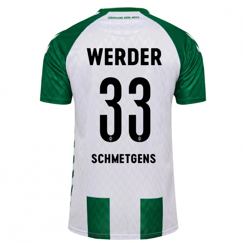 Danxen Men Mick Schmetgens #33 Green White Home Jersey 2026/27 T-Shirt
