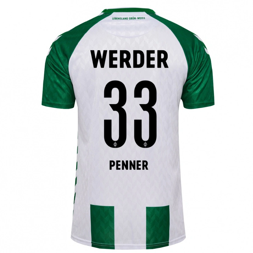Danxen Men Maria Penner #33 Green White Home Jersey 2026/27 T-Shirt