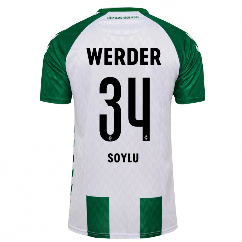Danxen Men Darwin Soylu #34 Green White Home Jersey 2026/27 T-Shirt