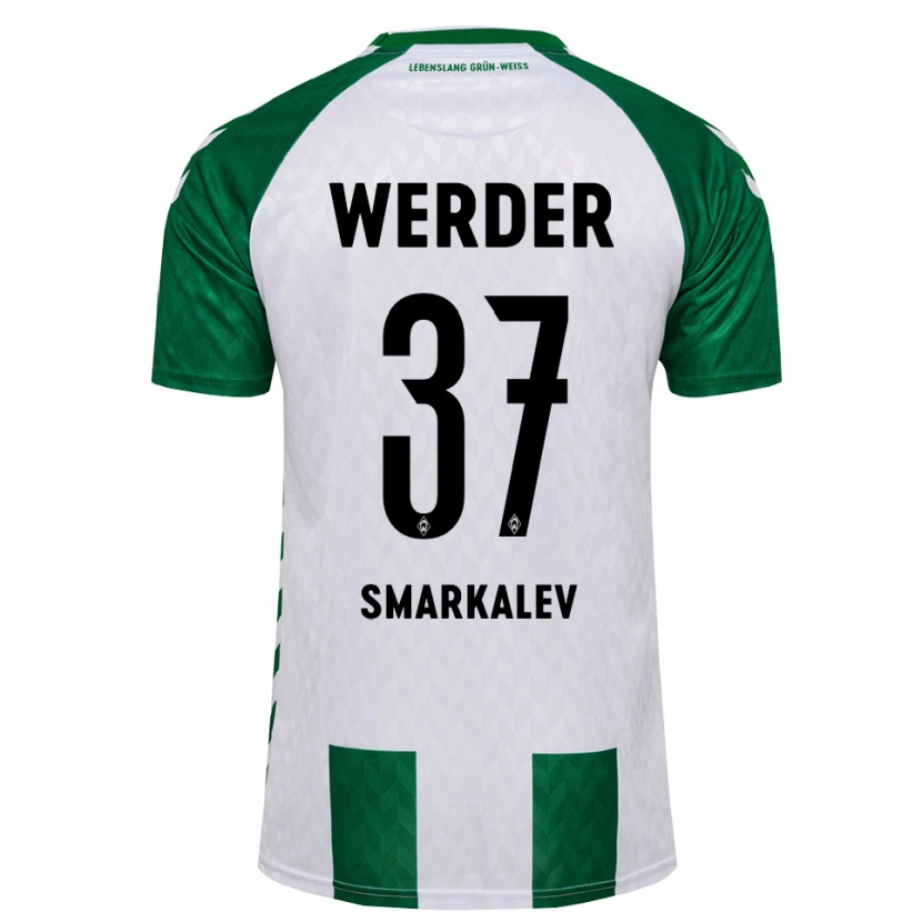 Danxen Men Stefan Smarkalev #37 Green White Home Jersey 2026/27 T-Shirt